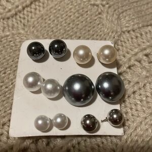 Pearl looking earrings from 80’s